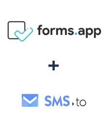 Integration of forms.app and SMS.to