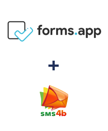 Integration of forms.app and SMS4B