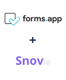 Integration of forms.app and Snovio