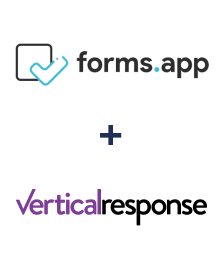 Integration of forms.app and VerticalResponse