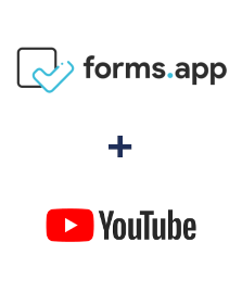 Integration of forms.app and YouTube