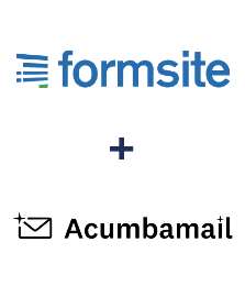 Integration of Formsite and Acumbamail