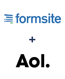 Integration of Formsite and AOL