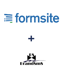 Integration of Formsite and BrandSMS 