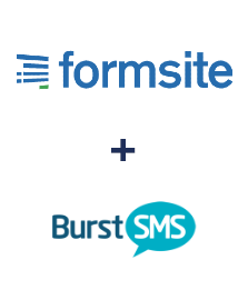 Integration of Formsite and Burst SMS