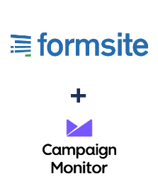 Integration of Formsite and Campaign Monitor