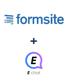 Integration of Formsite and E-chat