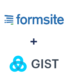 Integration of Formsite and Gist