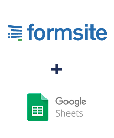 Integration of Formsite and Google Sheets