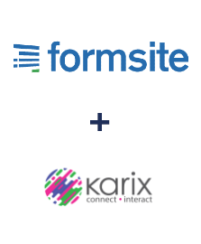 Integration of Formsite and Karix