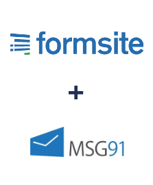 Integration of Formsite and MSG91