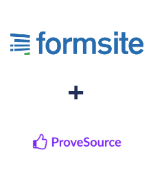 Integration of Formsite and ProveSource
