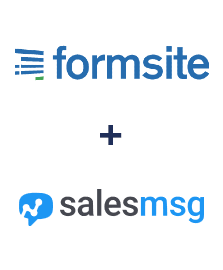 Integration of Formsite and Salesmsg