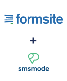 Integration of Formsite and Smsmode