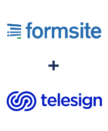 Integration of Formsite and Telesign