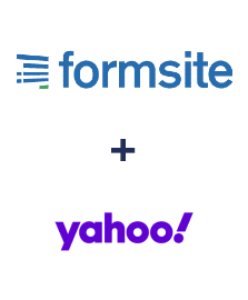 Integration of Formsite and Yahoo!