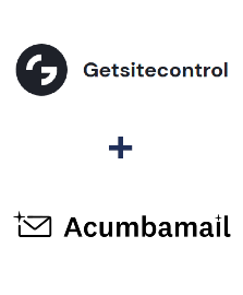 Integration of Getsitecontrol and Acumbamail