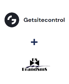 Integration of Getsitecontrol and BrandSMS 