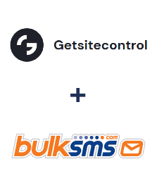 Integration of Getsitecontrol and BulkSMS