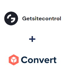 Integration of Getsitecontrol and ConvesioConvert