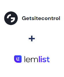 Integration of Getsitecontrol and Lemlist