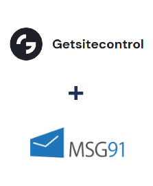 Integration of Getsitecontrol and MSG91
