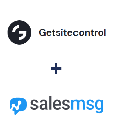 Integration of Getsitecontrol and Salesmsg