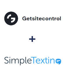 Integration of Getsitecontrol and SimpleTexting
