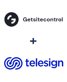 Integration of Getsitecontrol and Telesign