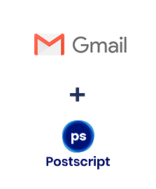 Integration of Gmail and Postscript
