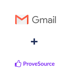 Integration of Gmail and ProveSource