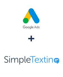 Integration of Google Ads and SimpleTexting