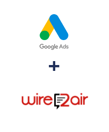 Integration of Google Ads and Wire2Air