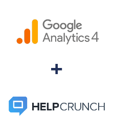 Integration of Google Analytics 4 and HelpCrunch