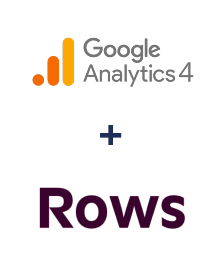Integration of Google Analytics 4 and Rows