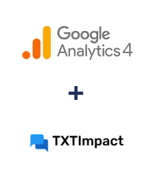 Integration of Google Analytics 4 and TXTImpact