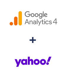 Integration of Google Analytics 4 and Yahoo!
