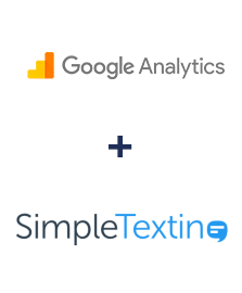 Integration of Google Analytics and SimpleTexting