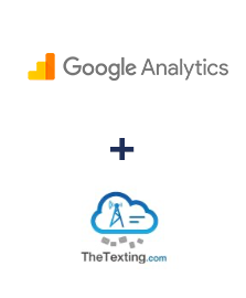 Integration of Google Analytics and TheTexting
