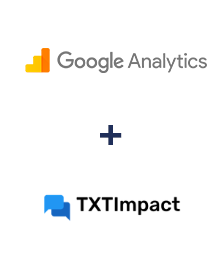 Integration of Google Analytics and TXTImpact