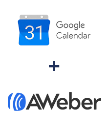 Integration of Google Calendar and AWeber