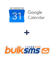 Integration of Google Calendar and BulkSMS