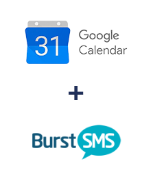 Integration of Google Calendar and Burst SMS