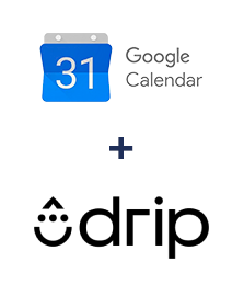 Integration of Google Calendar and Drip