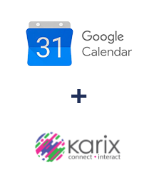 Integration of Google Calendar and Karix