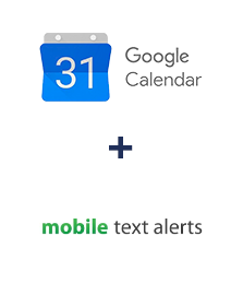 Integration of Google Calendar and Mobile Text Alerts