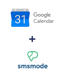 Integration of Google Calendar and Smsmode
