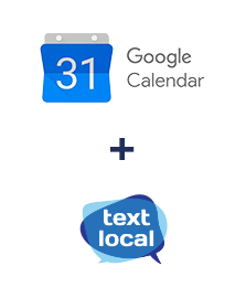 Integration of Google Calendar and Textlocal