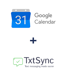 Integration of Google Calendar and TxtSync