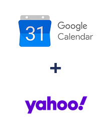 Integration of Google Calendar and Yahoo!